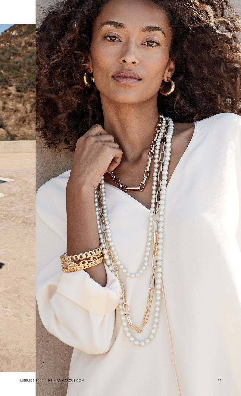 Anais Mali featured in  the Neiman Marcus lookbook for Spring/Summer 2020