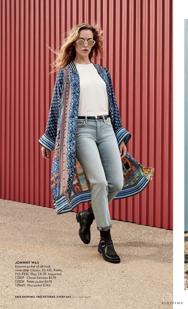 Hannah Ferguson featured in  the Neiman Marcus lookbook for Spring/Summer 2020