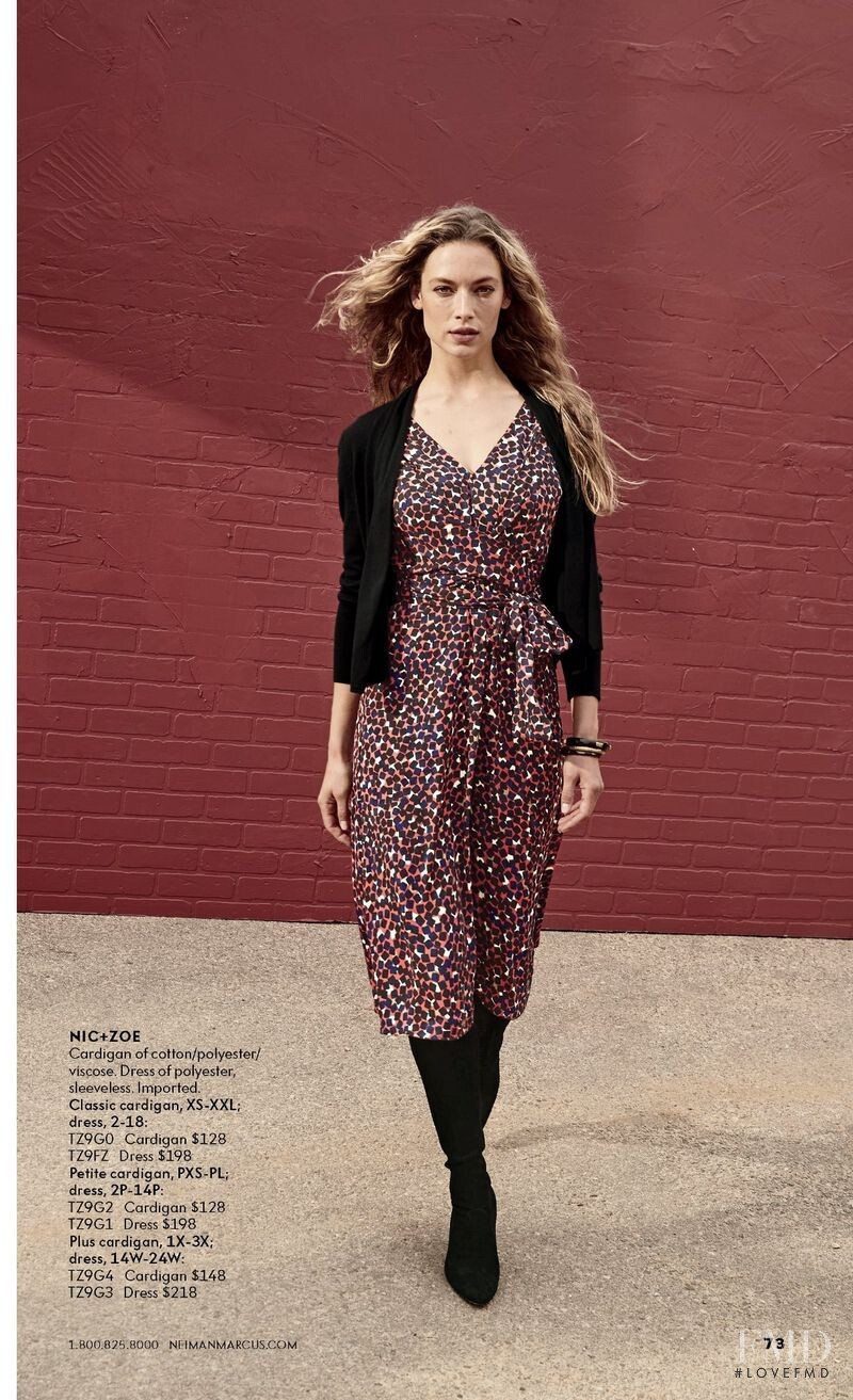 Hannah Ferguson featured in  the Neiman Marcus lookbook for Spring/Summer 2020