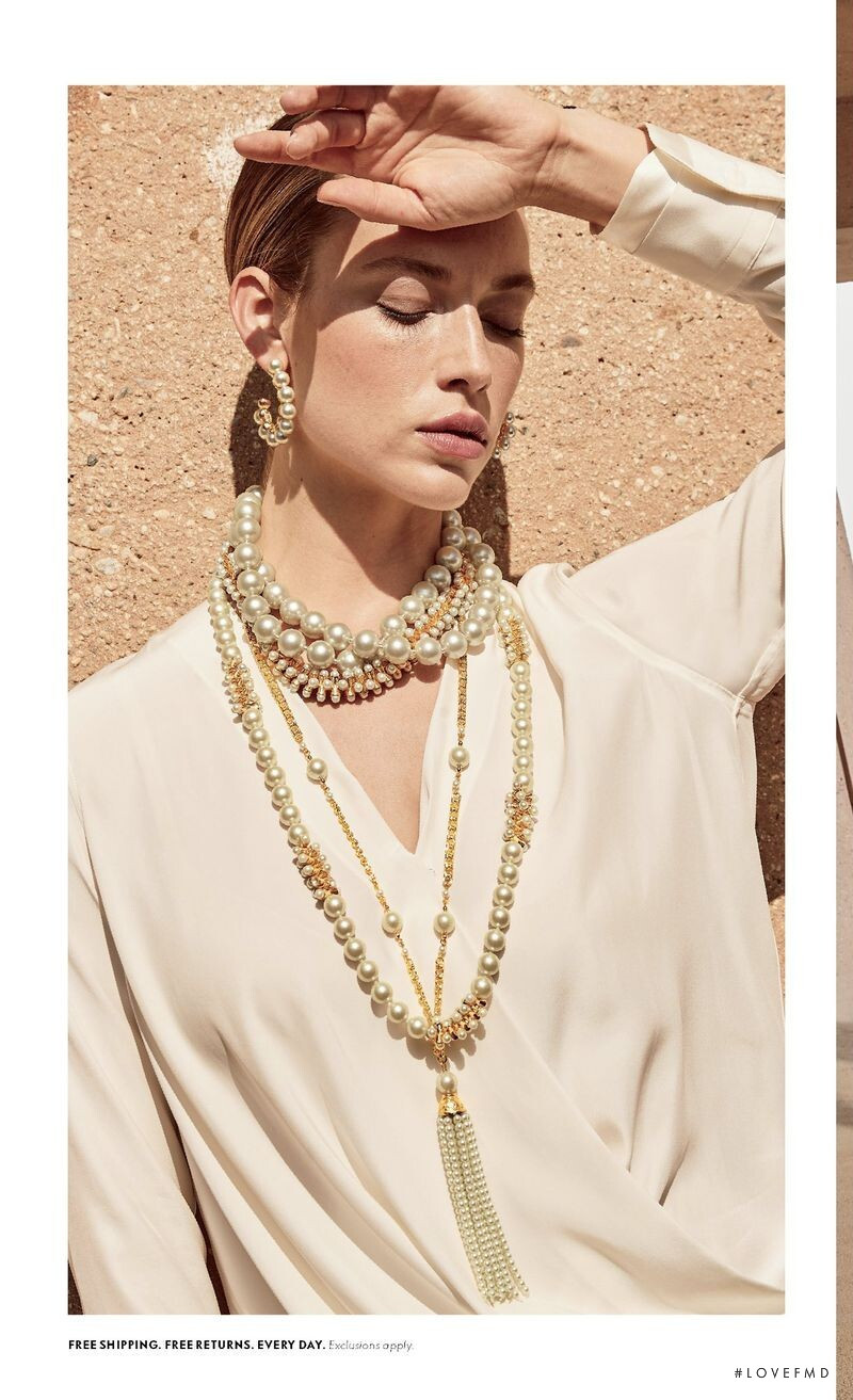 Hannah Ferguson featured in  the Neiman Marcus lookbook for Spring/Summer 2020