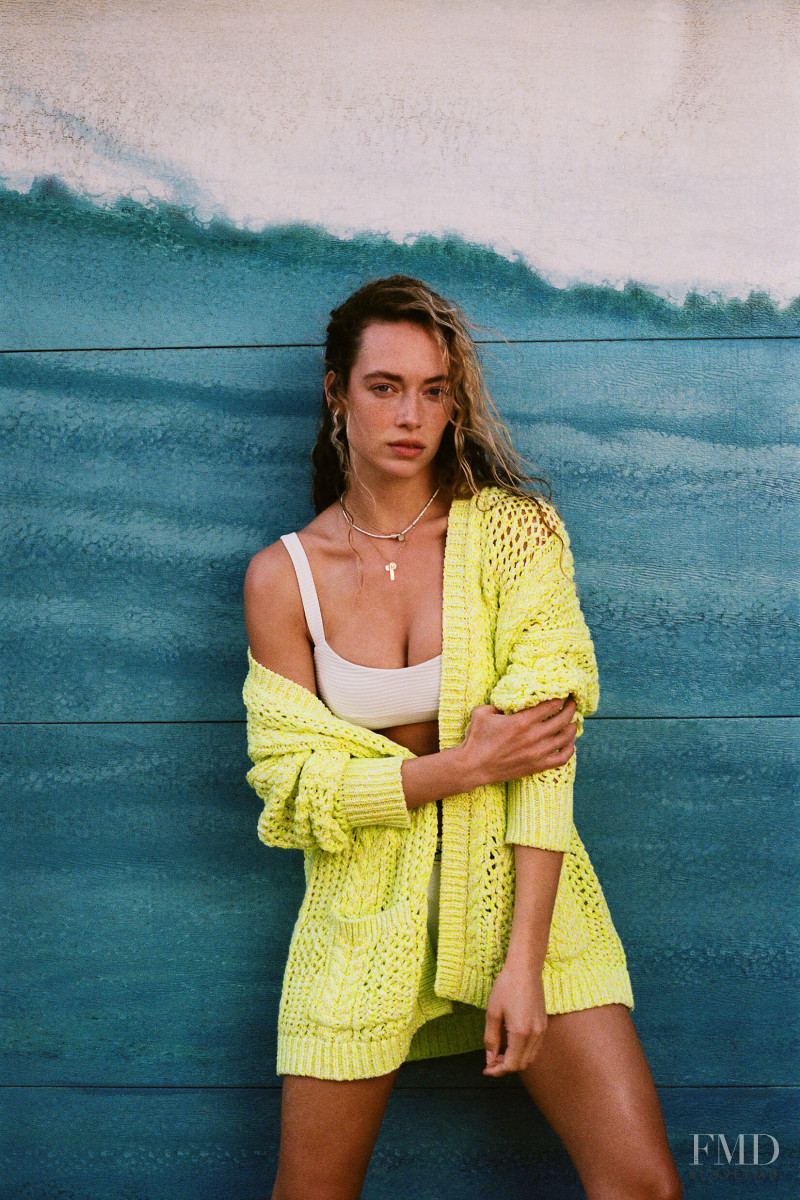 Hannah Ferguson featured in  the Anthropologie advertisement for Summer 2020