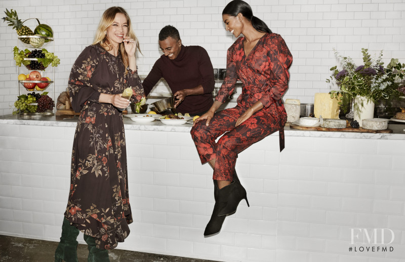 Hannah Ferguson featured in  the H&M advertisement for Holiday 2019