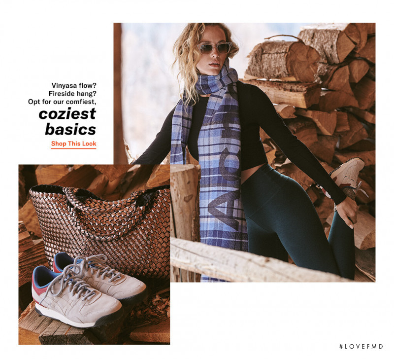 Hannah Ferguson featured in  the Shopbop lookbook for Winter 2019