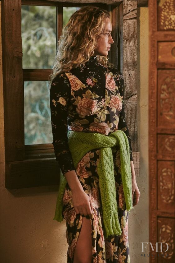 Hannah Ferguson featured in  the Shopbop lookbook for Winter 2019