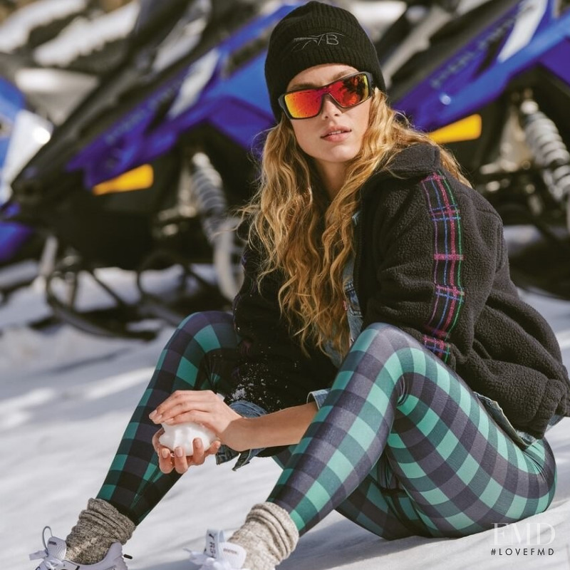Hannah Ferguson featured in  the Shopbop lookbook for Winter 2019