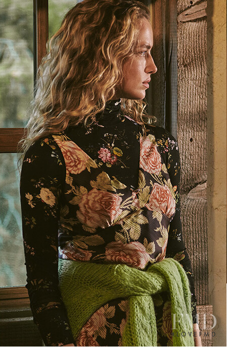 Hannah Ferguson featured in  the Shopbop lookbook for Winter 2019