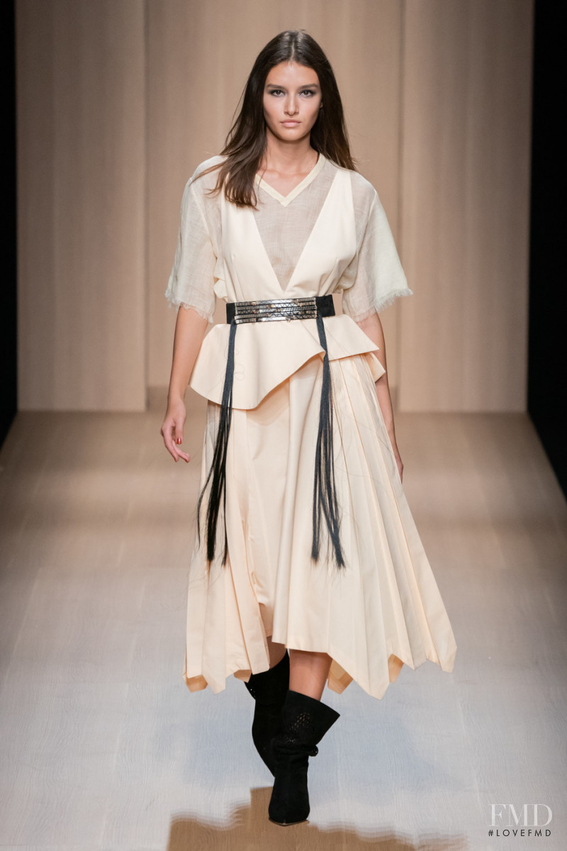 Masha Derevianko featured in  the Genny fashion show for Spring/Summer 2020