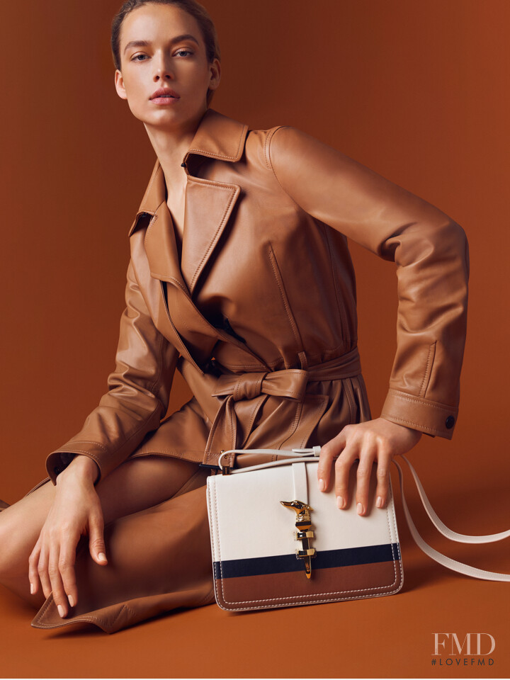 Hannah Ferguson featured in  the Trussardi advertisement for Spring/Summer 2019