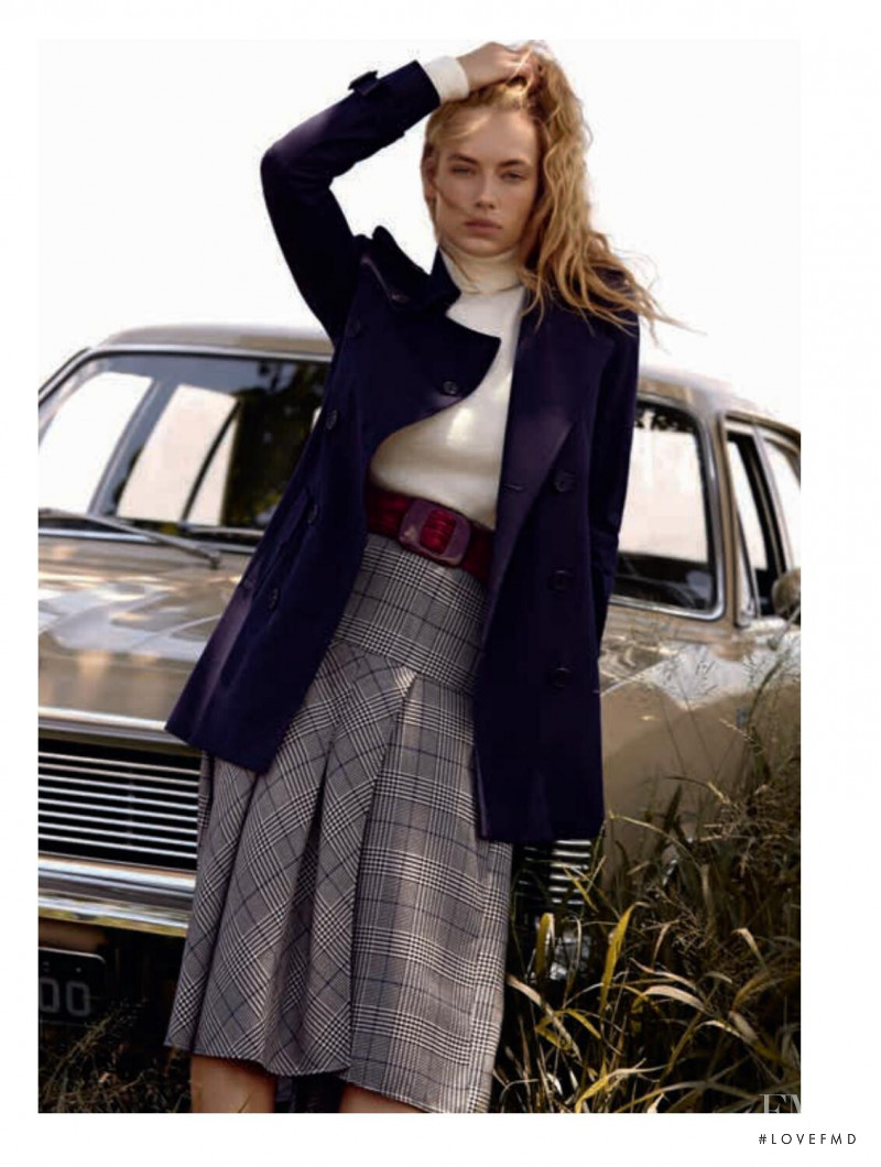 Hannah Ferguson featured in  the Le Lis Blanc catalogue for Spring/Summer 2019