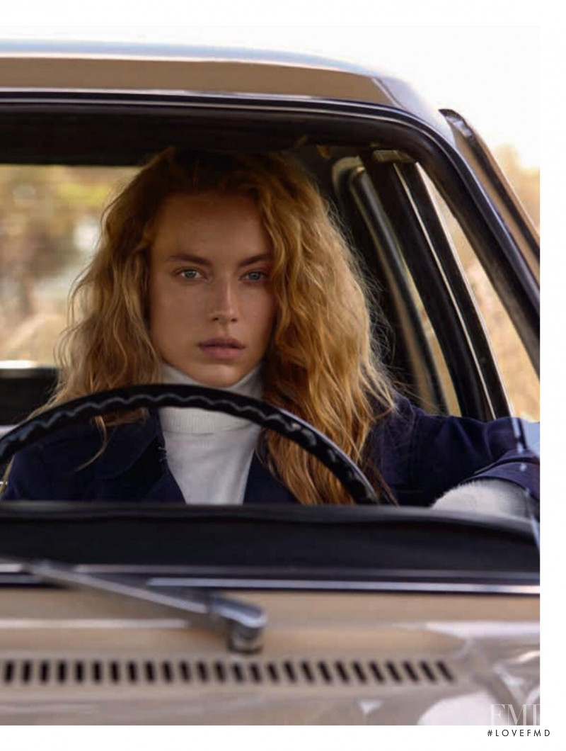 Hannah Ferguson featured in  the Le Lis Blanc catalogue for Spring/Summer 2019