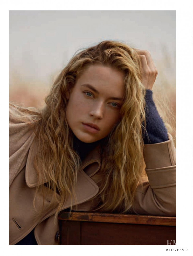 Hannah Ferguson featured in  the Le Lis Blanc catalogue for Spring/Summer 2019