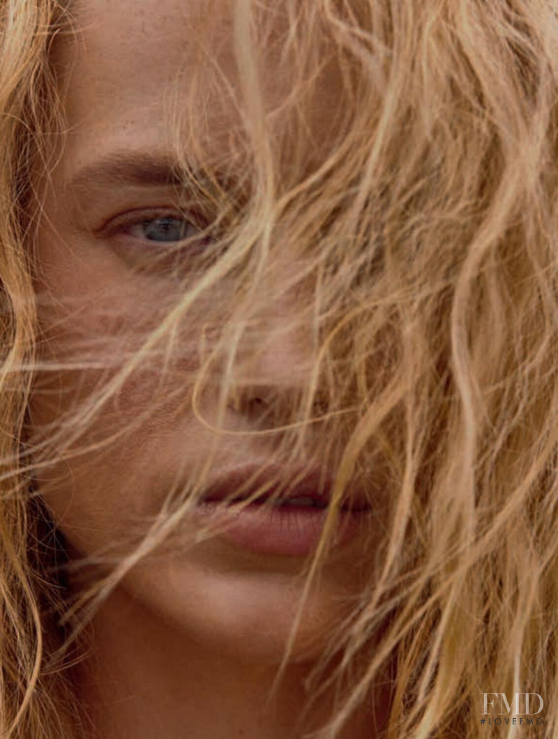 Hannah Ferguson featured in  the Le Lis Blanc catalogue for Spring/Summer 2019