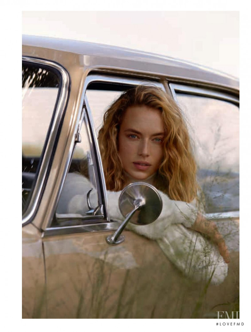 Hannah Ferguson featured in  the Le Lis Blanc catalogue for Spring/Summer 2019