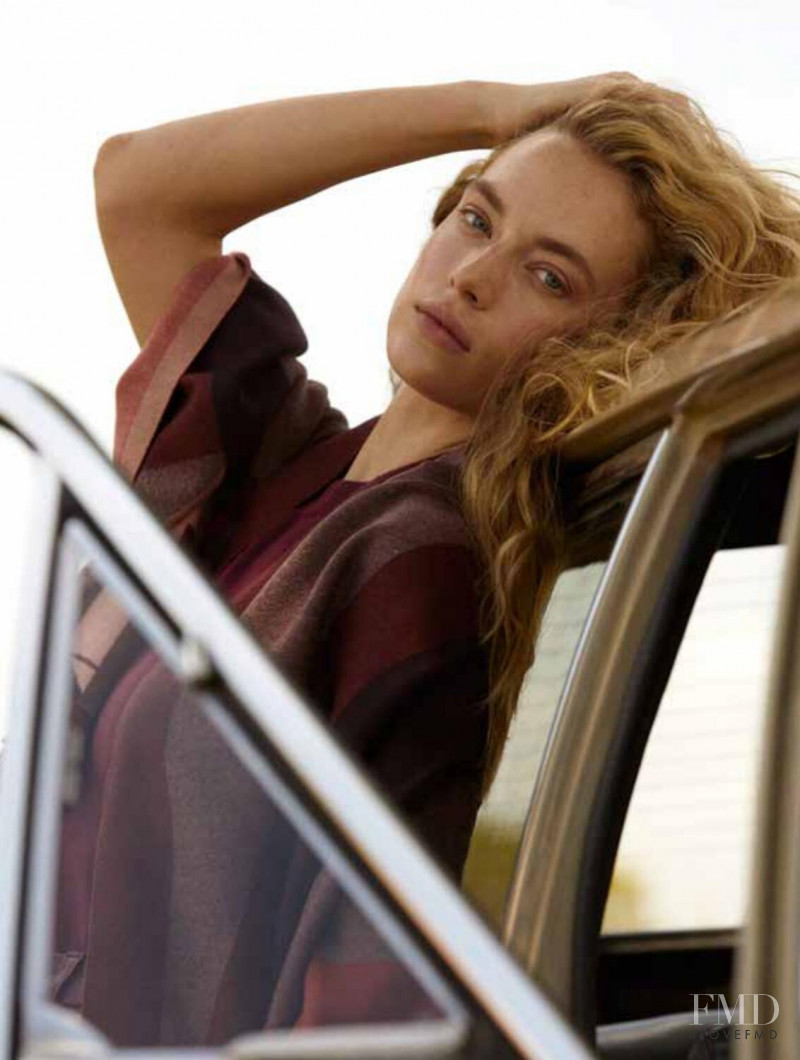 Hannah Ferguson featured in  the Le Lis Blanc catalogue for Spring/Summer 2019