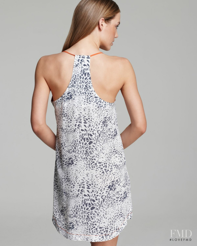 Hannah Ferguson featured in  the Bloomingdales catalogue for Winter 2018