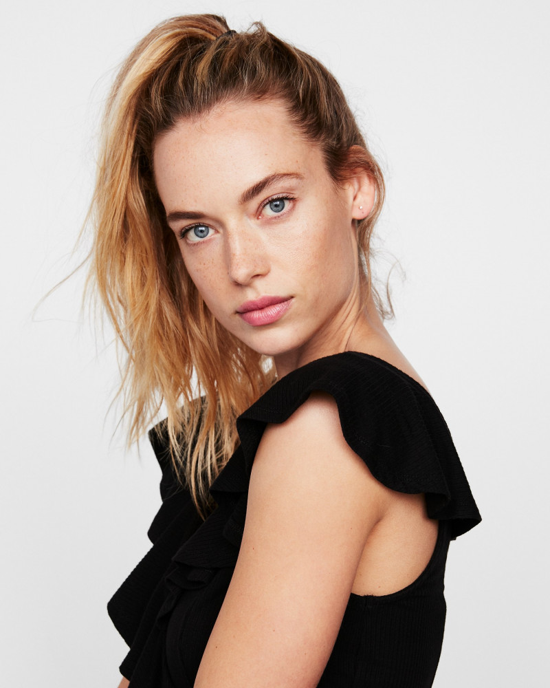 Hannah Ferguson featured in  the Express catalogue for Spring/Summer 2018