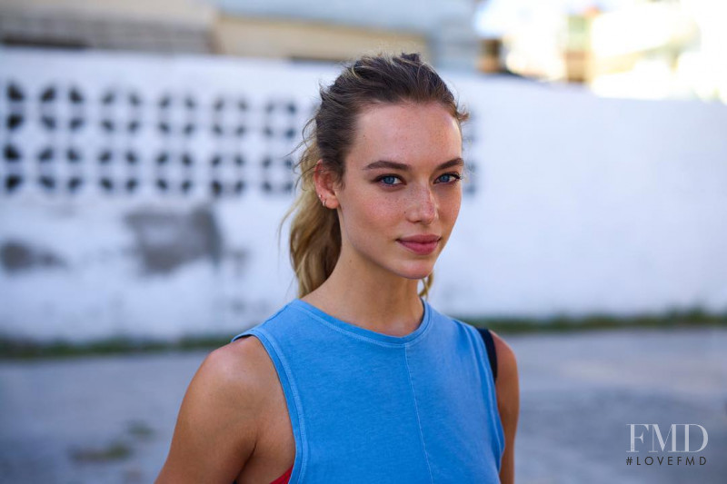 Hannah Ferguson featured in  the Splits59 advertisement for Spring/Summer 2018