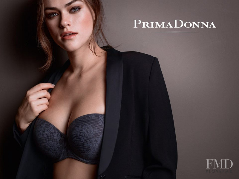 Myla Dalbesio featured in  the Prima Donna advertisement for Spring/Summer 2017