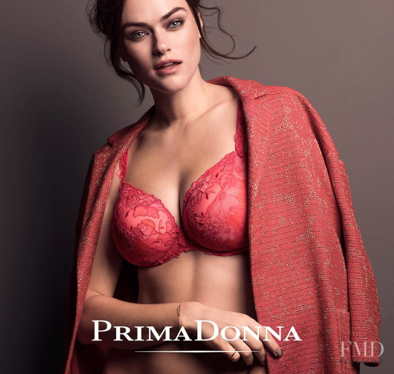 Myla Dalbesio featured in  the Prima Donna advertisement for Spring/Summer 2017
