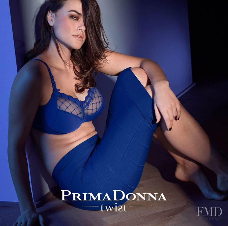 Myla Dalbesio featured in  the Prima Donna advertisement for Spring/Summer 2017