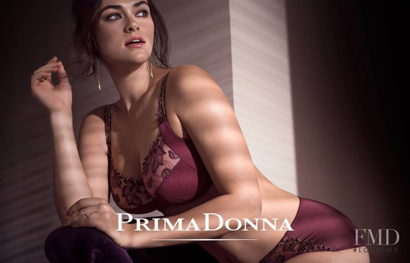 Myla Dalbesio featured in  the Prima Donna advertisement for Spring/Summer 2017