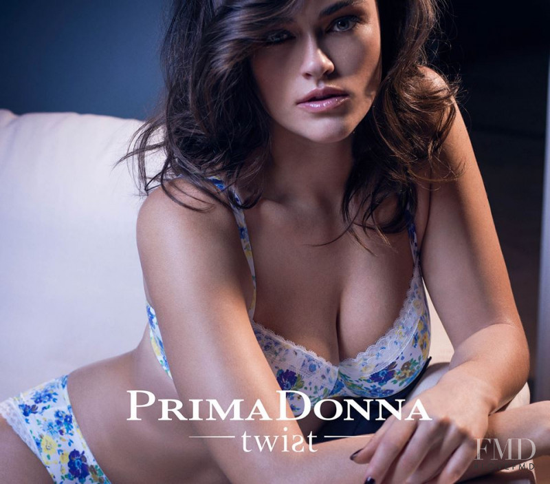 Myla Dalbesio featured in  the Prima Donna advertisement for Spring/Summer 2017