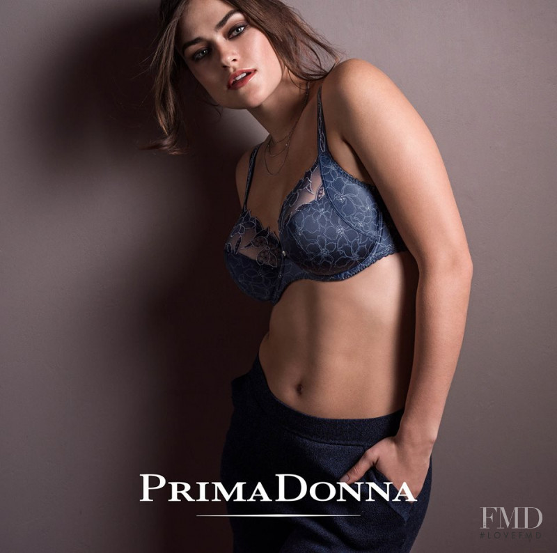 Myla Dalbesio featured in  the Prima Donna advertisement for Spring/Summer 2017