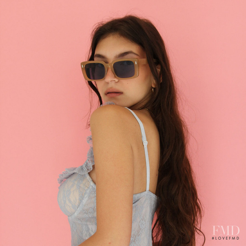 Mia Ortiz featured in  the INDY Sunglasses lookbook for Spring/Summer 2022