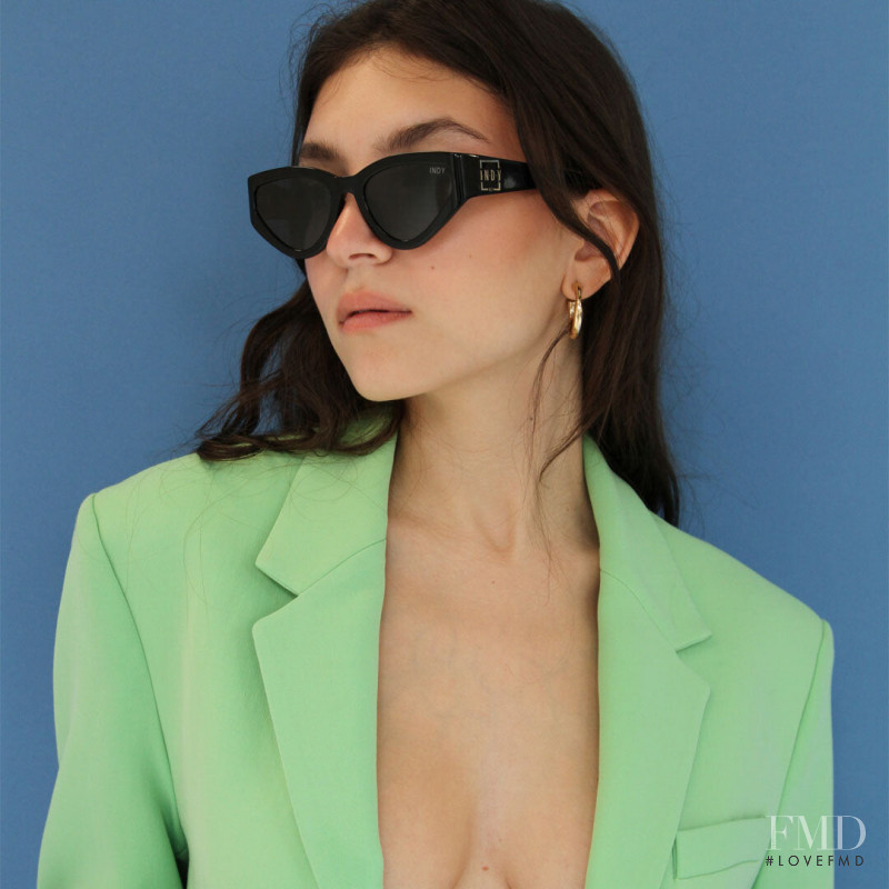 Mia Ortiz featured in  the INDY Sunglasses lookbook for Spring/Summer 2022