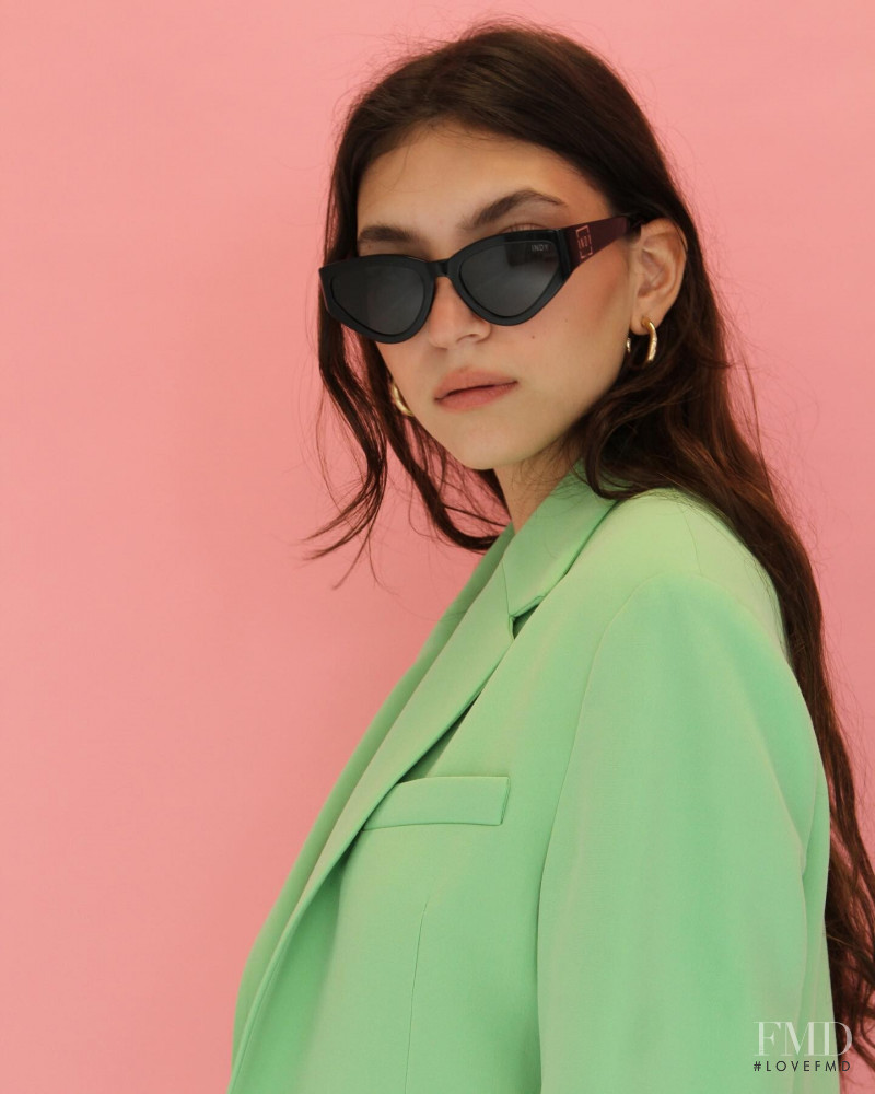 Mia Ortiz featured in  the INDY Sunglasses lookbook for Spring/Summer 2022