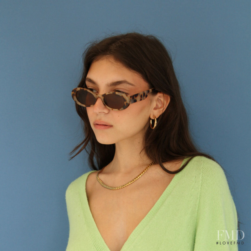 Mia Ortiz featured in  the INDY Sunglasses lookbook for Spring/Summer 2022