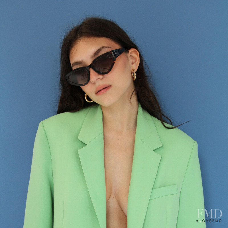 Mia Ortiz featured in  the INDY Sunglasses lookbook for Spring/Summer 2022