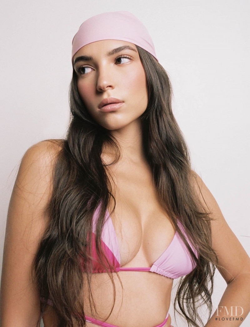 Mia Ortiz featured in  the Tiger Mist catalogue for Spring/Summer 2021