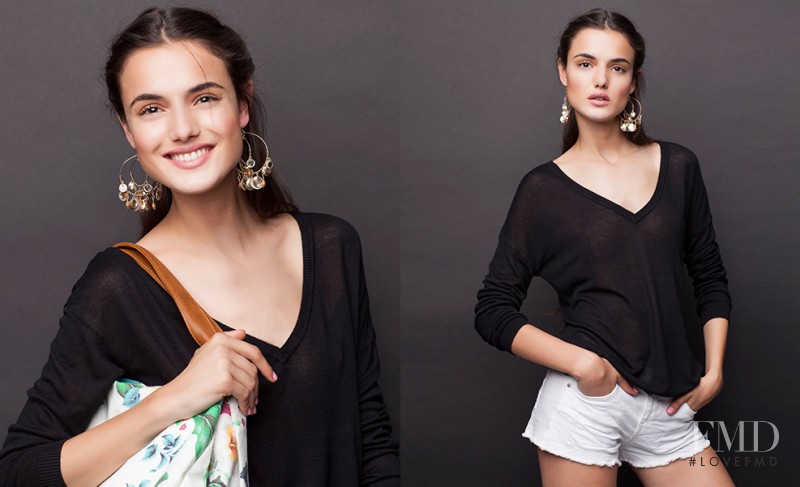 Blanca Padilla featured in  the Blanco lookbook for Summer 2014