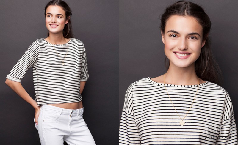 Blanca Padilla featured in  the Blanco lookbook for Summer 2014