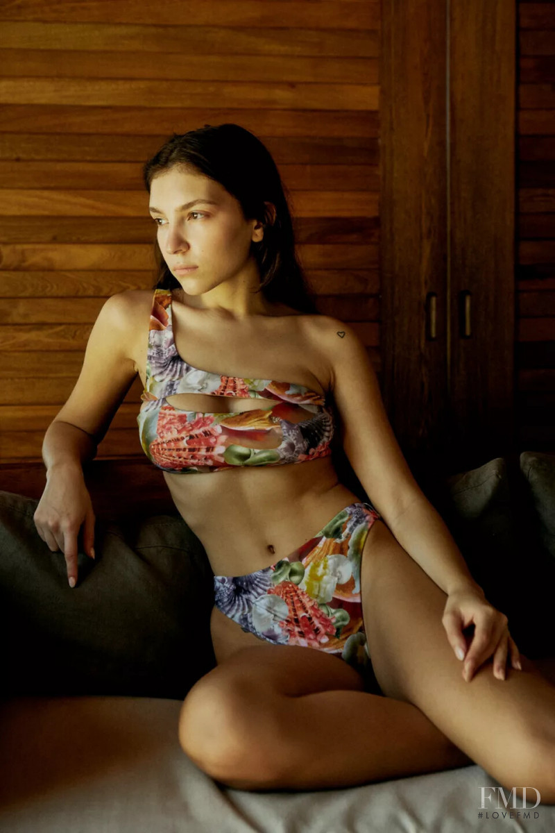 Mia Ortiz featured in  the Urban Outfitters Swimwear catalogue for Spring/Summer 2022