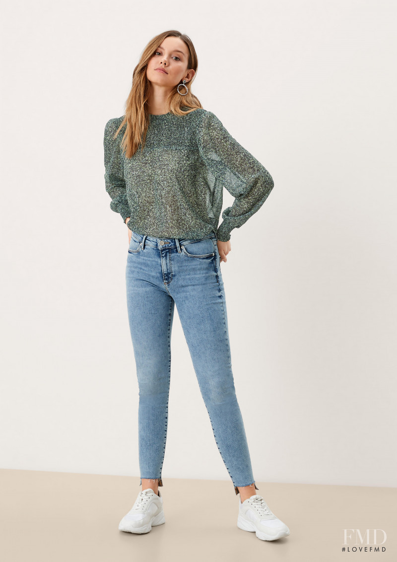 Nicola Cavanis featured in  the s.Oliver catalogue for Spring/Summer 2022