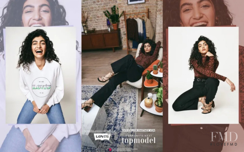 Soulin Omar featured in  the Levi’s Germany\'s next topmodel advertisement for Summer 2021