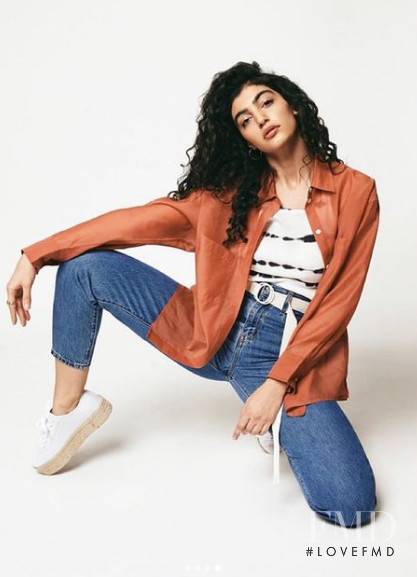 Soulin Omar featured in  the Levi’s Germany\'s next topmodel advertisement for Summer 2021