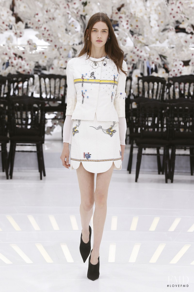 Josephine van Delden featured in  the Christian Dior Haute Couture fashion show for Autumn/Winter 2014