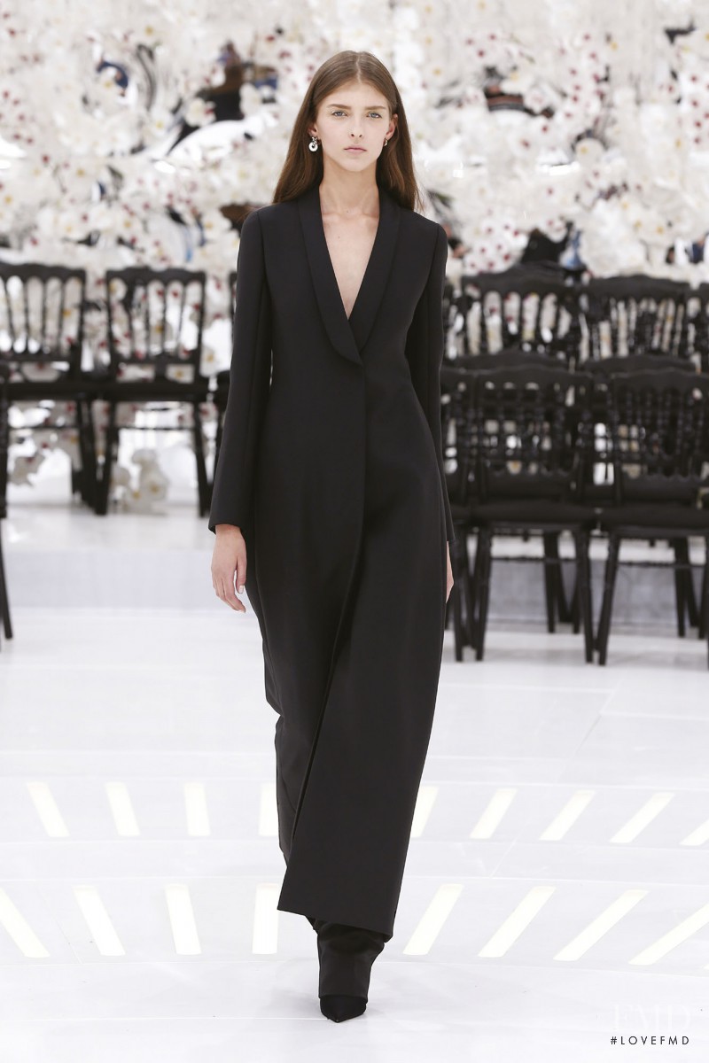 Anastasia Lagune featured in  the Christian Dior Haute Couture fashion show for Autumn/Winter 2014
