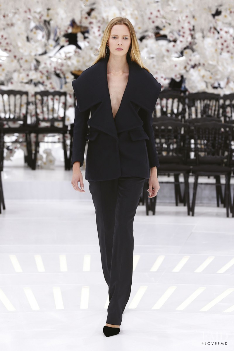 Daria Strokous featured in  the Christian Dior Haute Couture fashion show for Autumn/Winter 2014