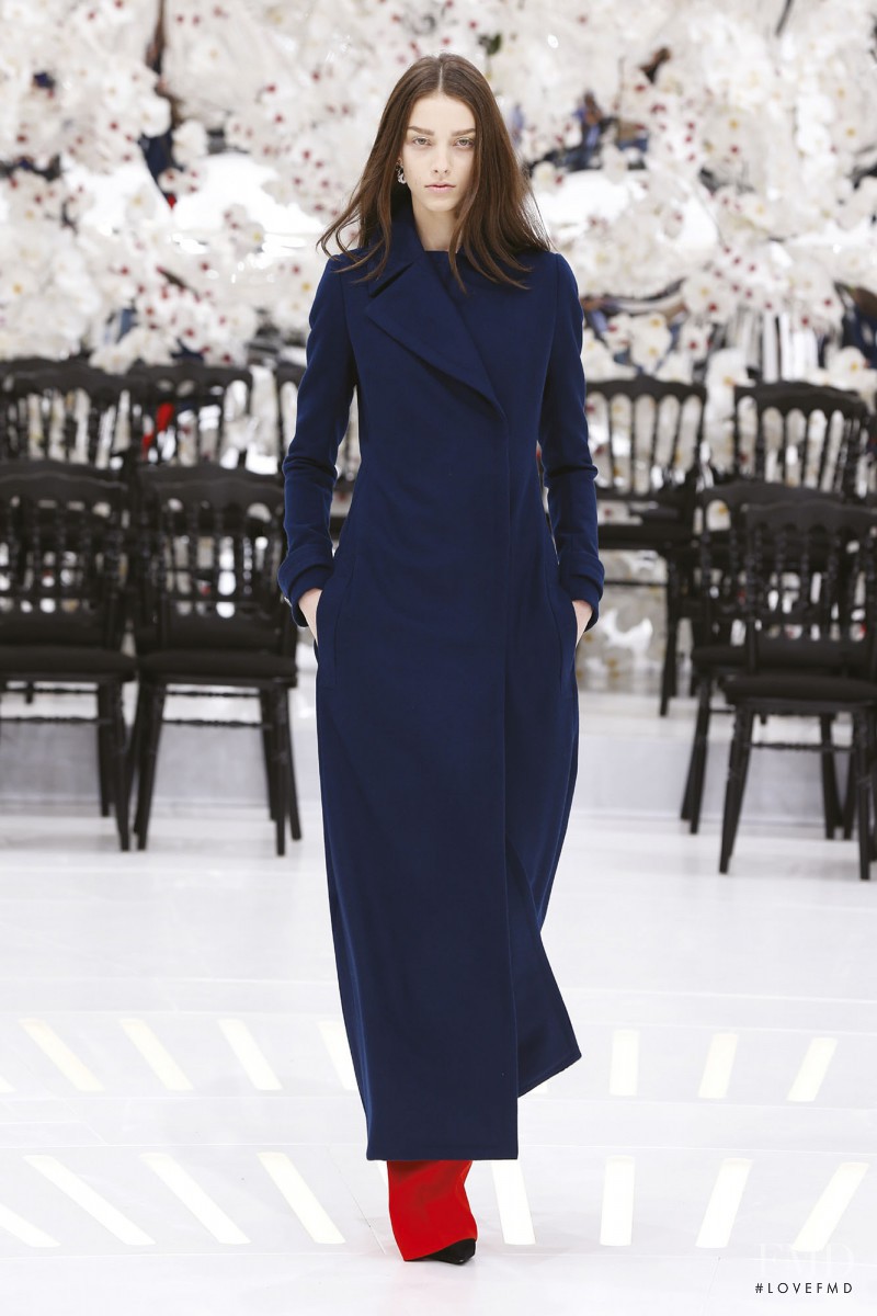 Larissa Marchiori featured in  the Christian Dior Haute Couture fashion show for Autumn/Winter 2014