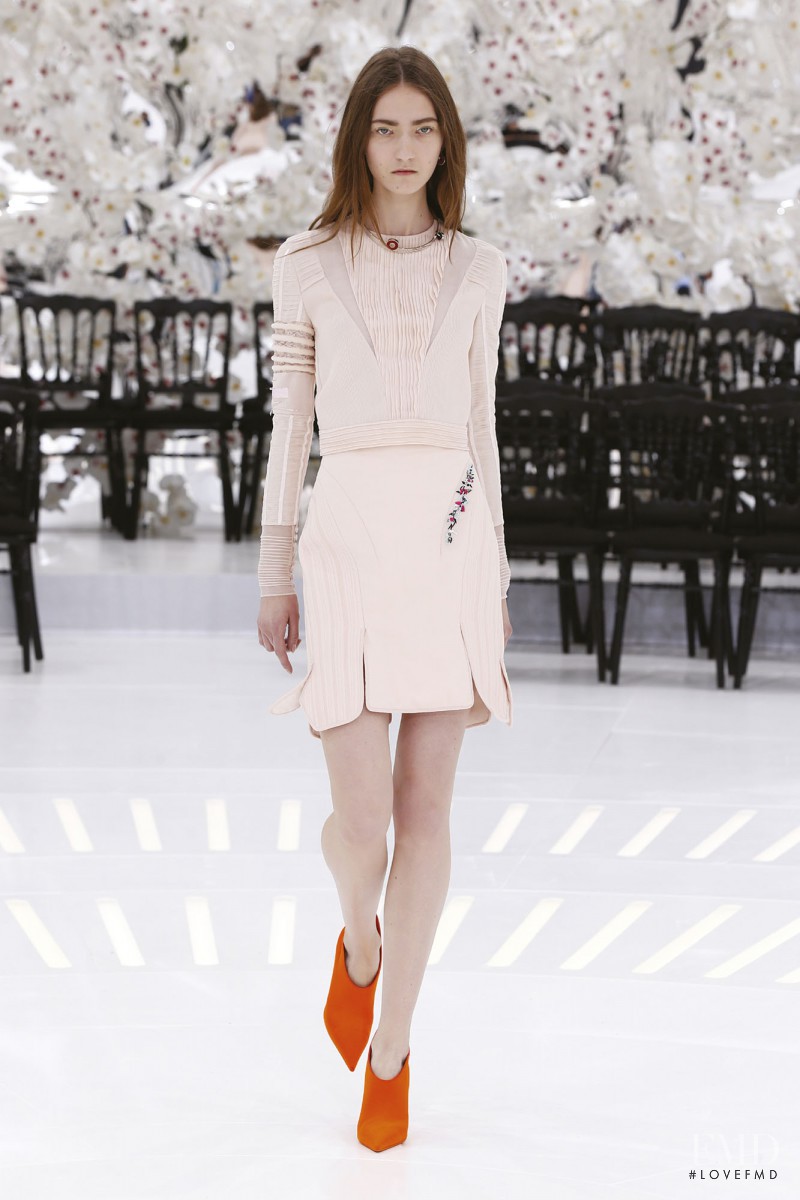 Kasia Jujeczka featured in  the Christian Dior Haute Couture fashion show for Autumn/Winter 2014