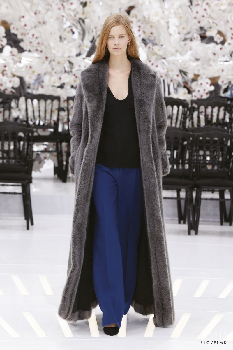 Lexi Boling featured in  the Christian Dior Haute Couture fashion show for Autumn/Winter 2014