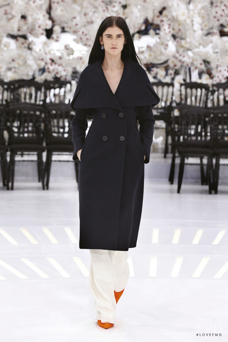 Daiane Conterato featured in  the Christian Dior Haute Couture fashion show for Autumn/Winter 2014