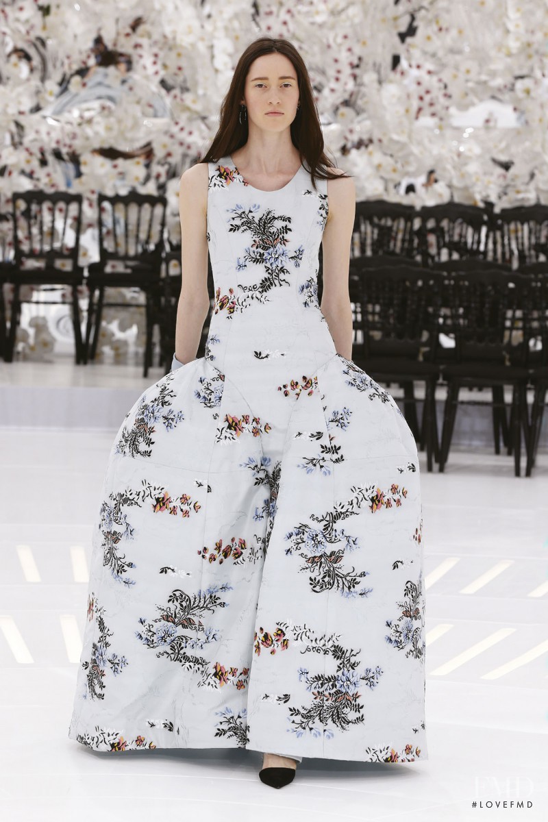 Helena Severin featured in  the Christian Dior Haute Couture fashion show for Autumn/Winter 2014
