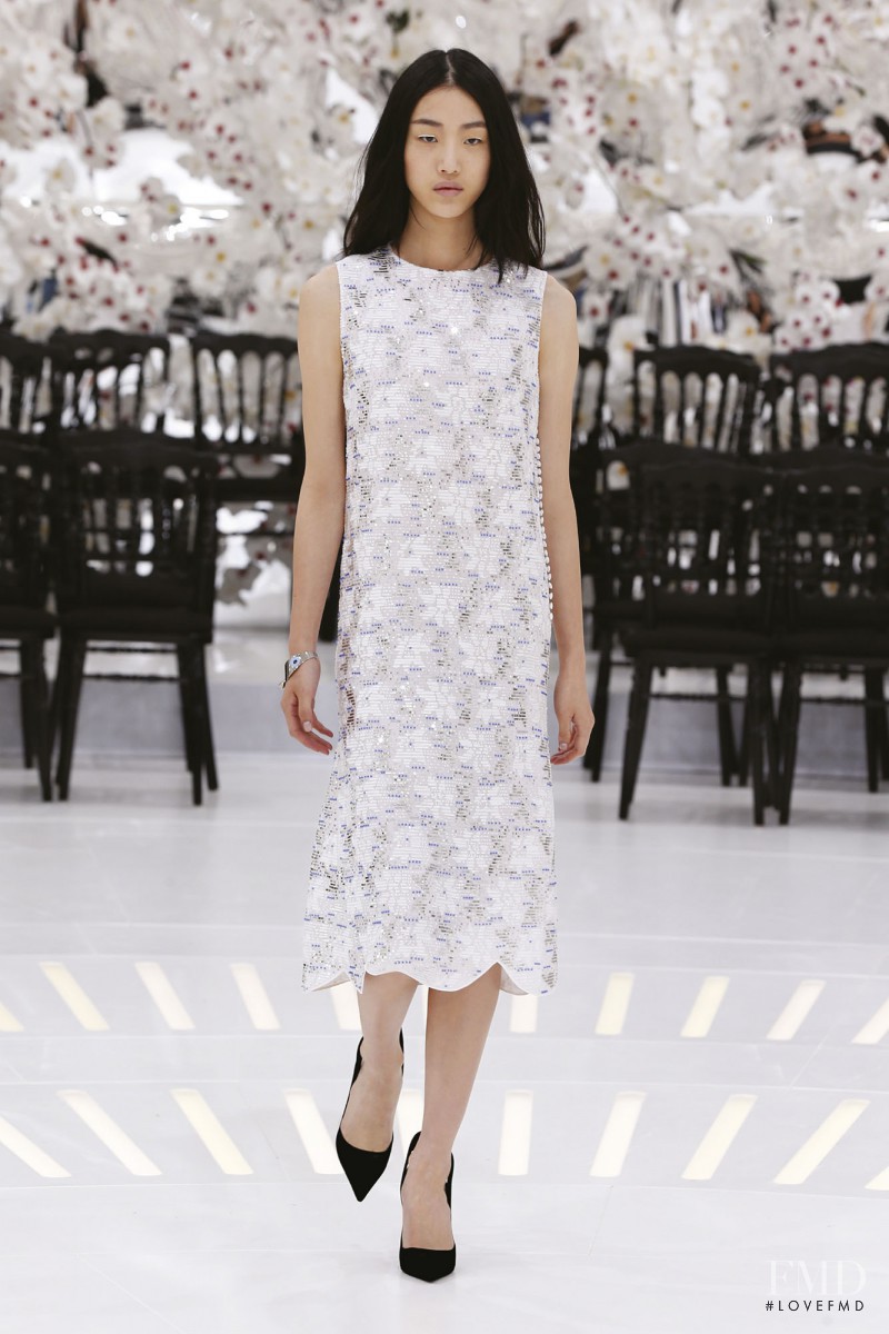 So Ra Choi featured in  the Christian Dior Haute Couture fashion show for Autumn/Winter 2014