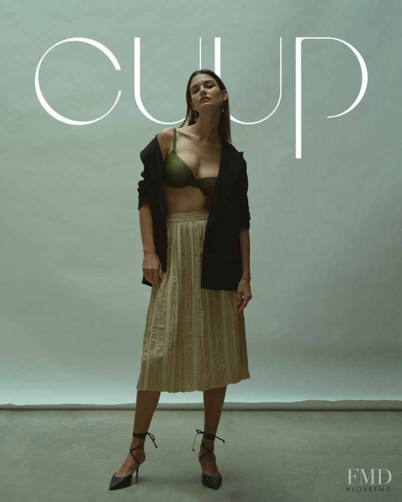 Ophélie Guillermand featured in  the Cuup advertisement for Spring/Summer 2022