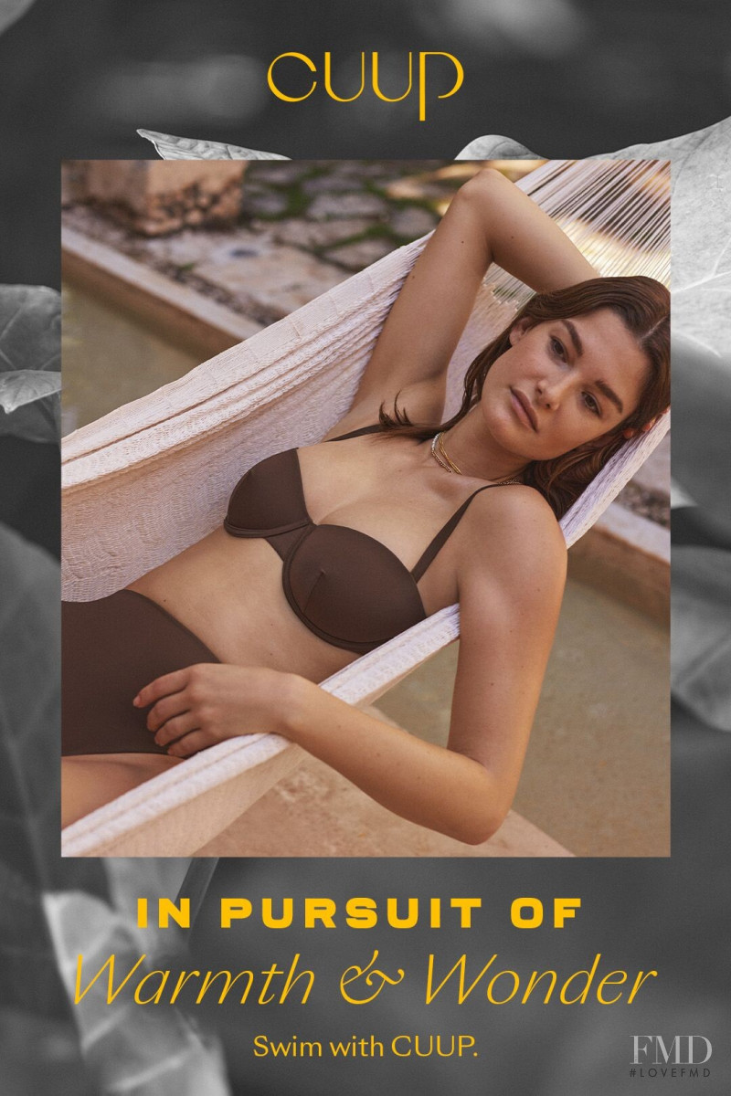 Ophélie Guillermand featured in  the Cuup advertisement for Spring/Summer 2022